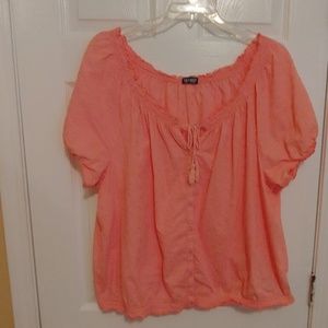 Izod Peach Blouse